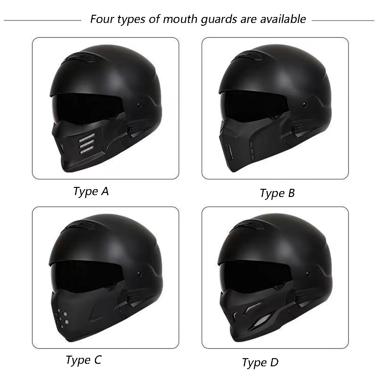 Jethelm Vintage Motorradhelm Winddichter Motorrad Roller Helm Mit Visier 3/4 Kombination Helm Halbhelm Für Damen Und Herren ECEDOT Zulassung Halbschalenhelm Scooter Helm