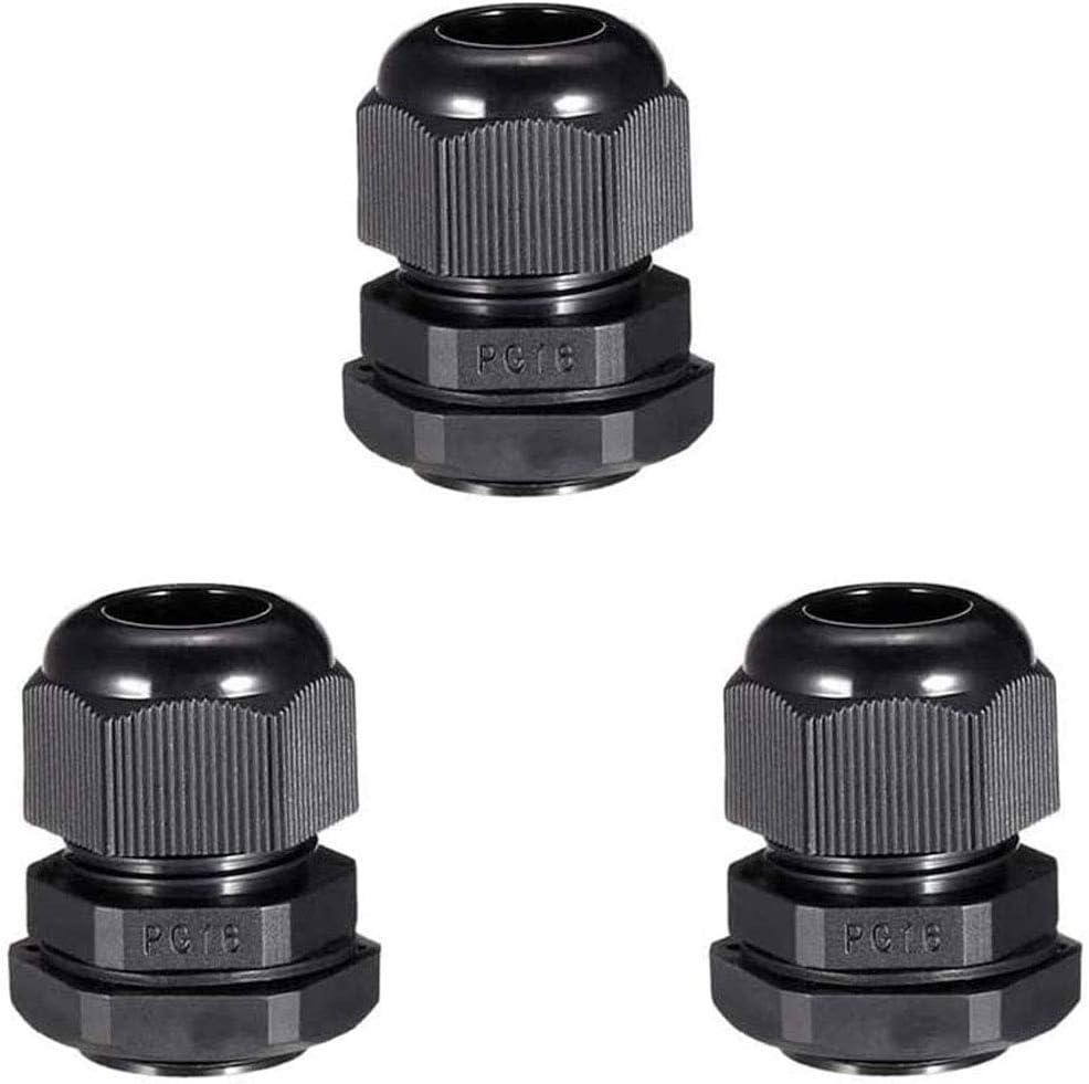 YXQ PG16 Cable Gland Joints w Gaskets Waterproof Adjustable Lock Nut Connector for