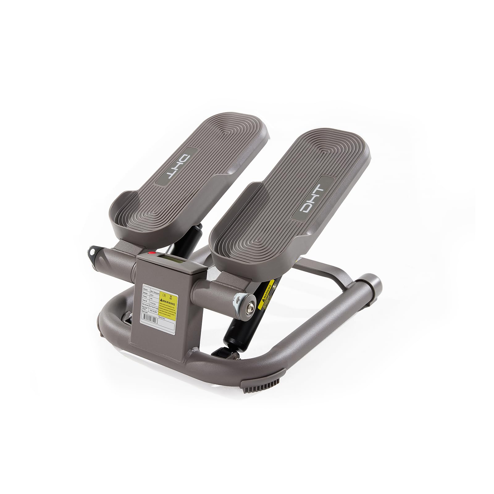 DHT, Stepper per scale con fascia di resistenza e conteggio calorie, mini stepper per esercizi, salute e fitness, per esercizi di fitness, ufficio, attrezzatura per allenamento a casa