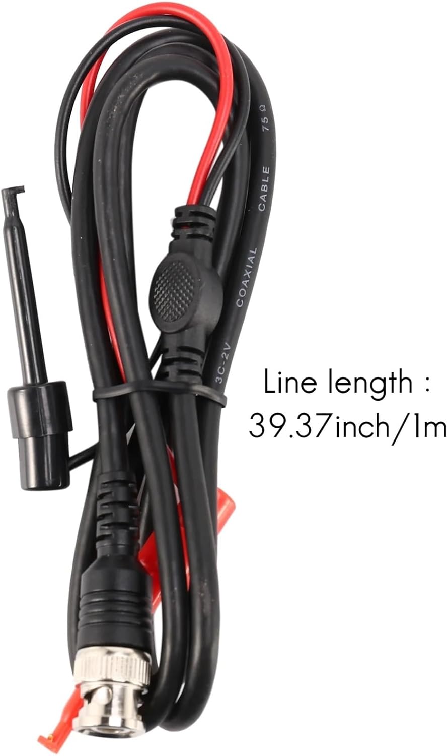 Oscilloscope Probes BNC to Alligator Crocodile Clips BNC to Mini Hook Leads BNC to Dual Stacking Banana Male Plug Cable