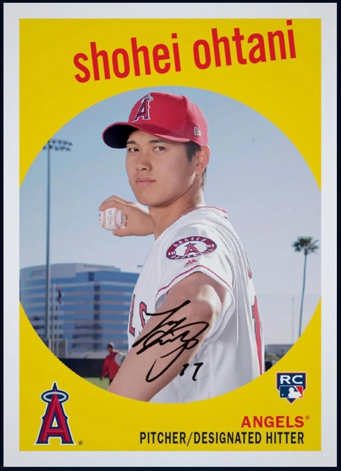 2018 Topps Archives Baseball #50 Shohei Ohtani Rookie Card