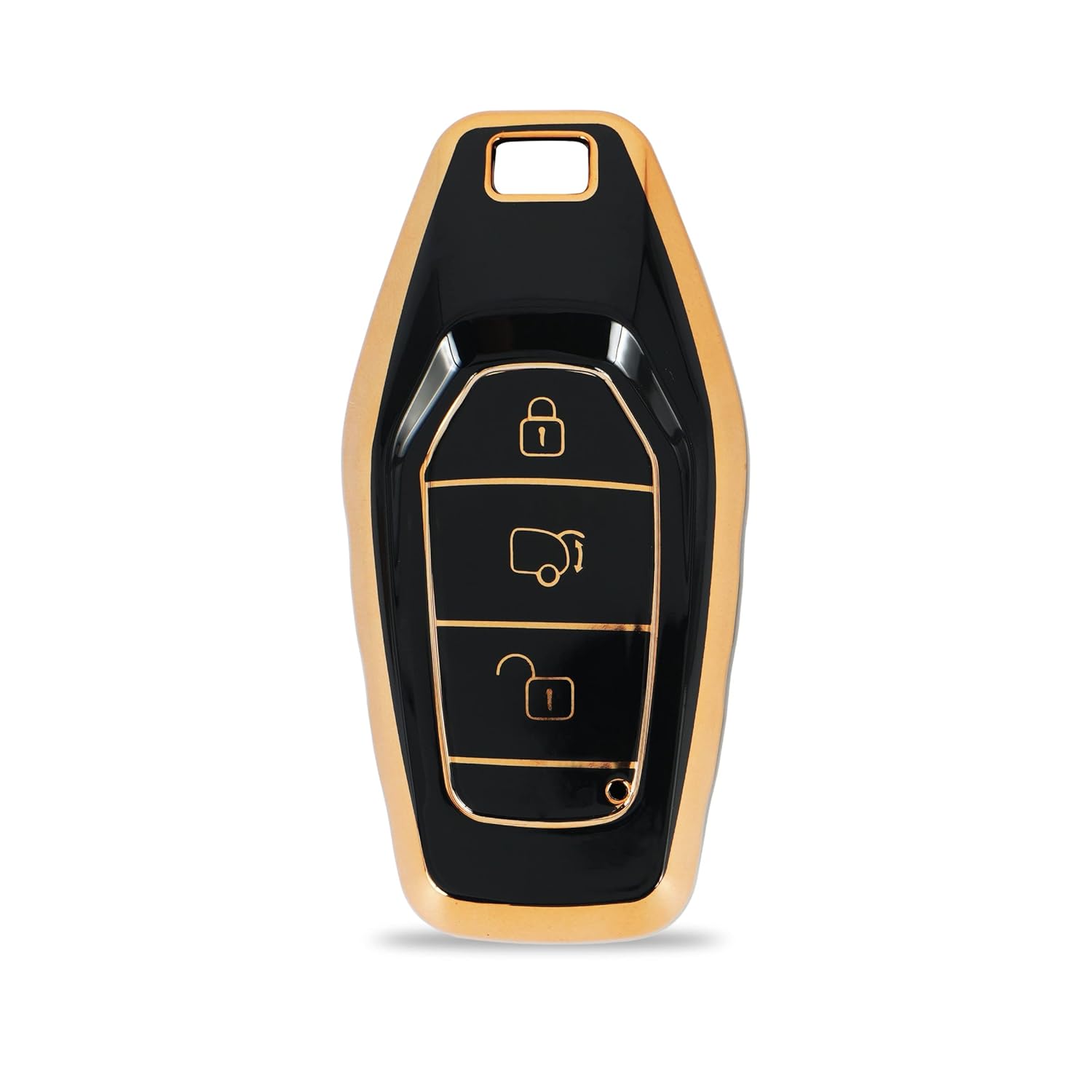 Carloginn Mogato TPU Leather Car Key Cover Compatible with Mahindra XUV