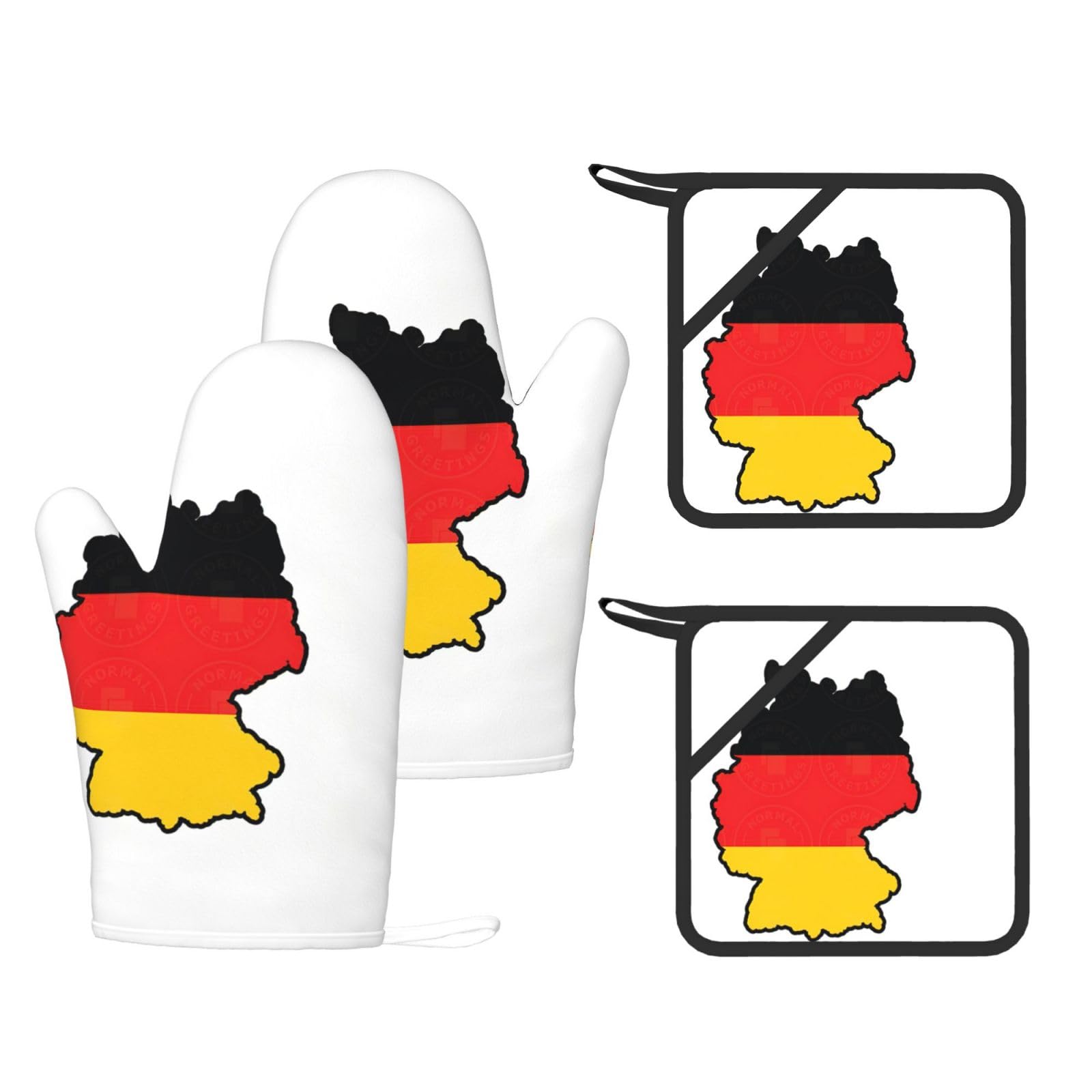 Maniques et maniques en silicone résistant à la chaleur avec doigts pour plat de four