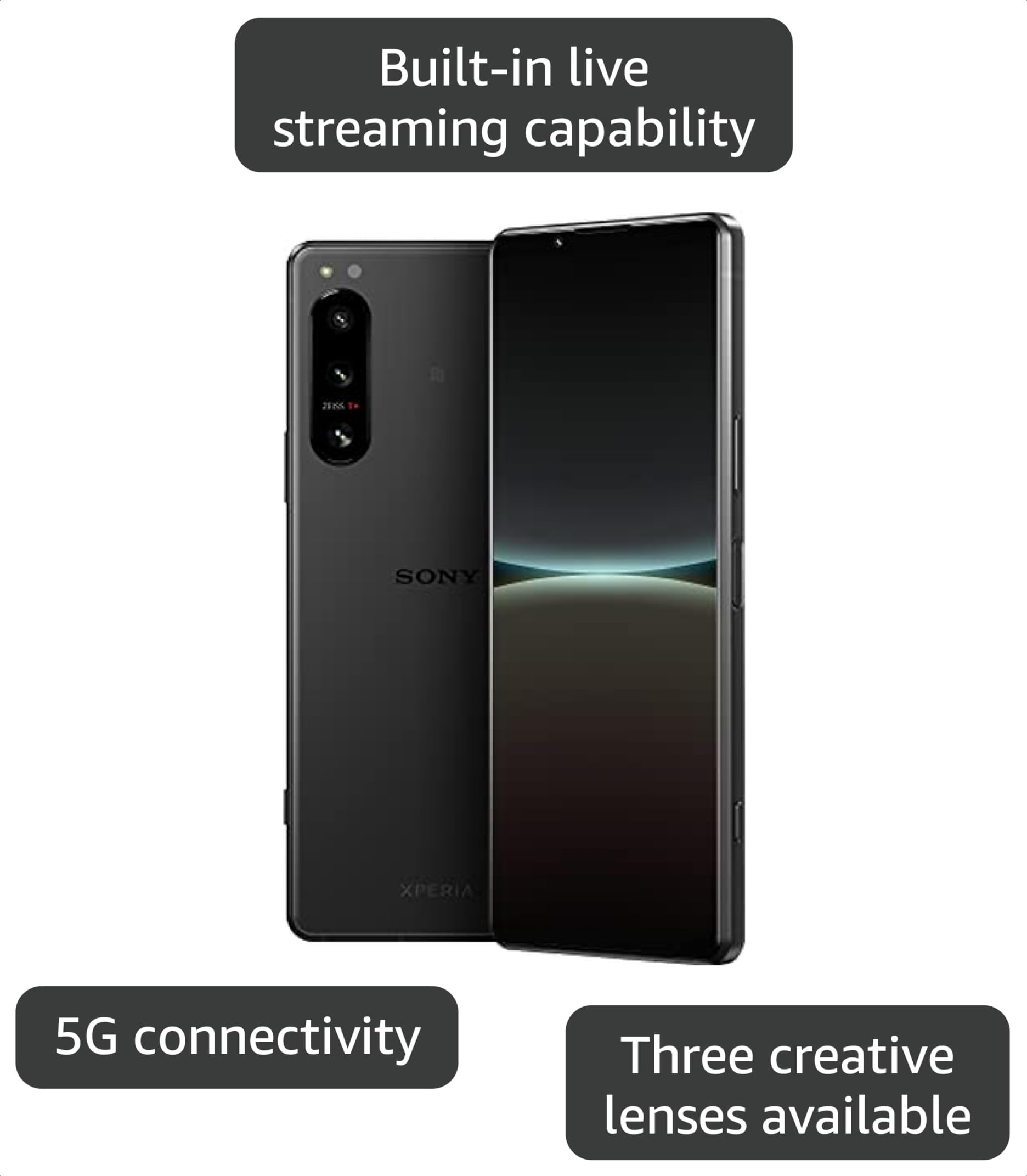 Amazon.com: Sony Xperia 5 IV 128GB Factory Unlocked Smartphone