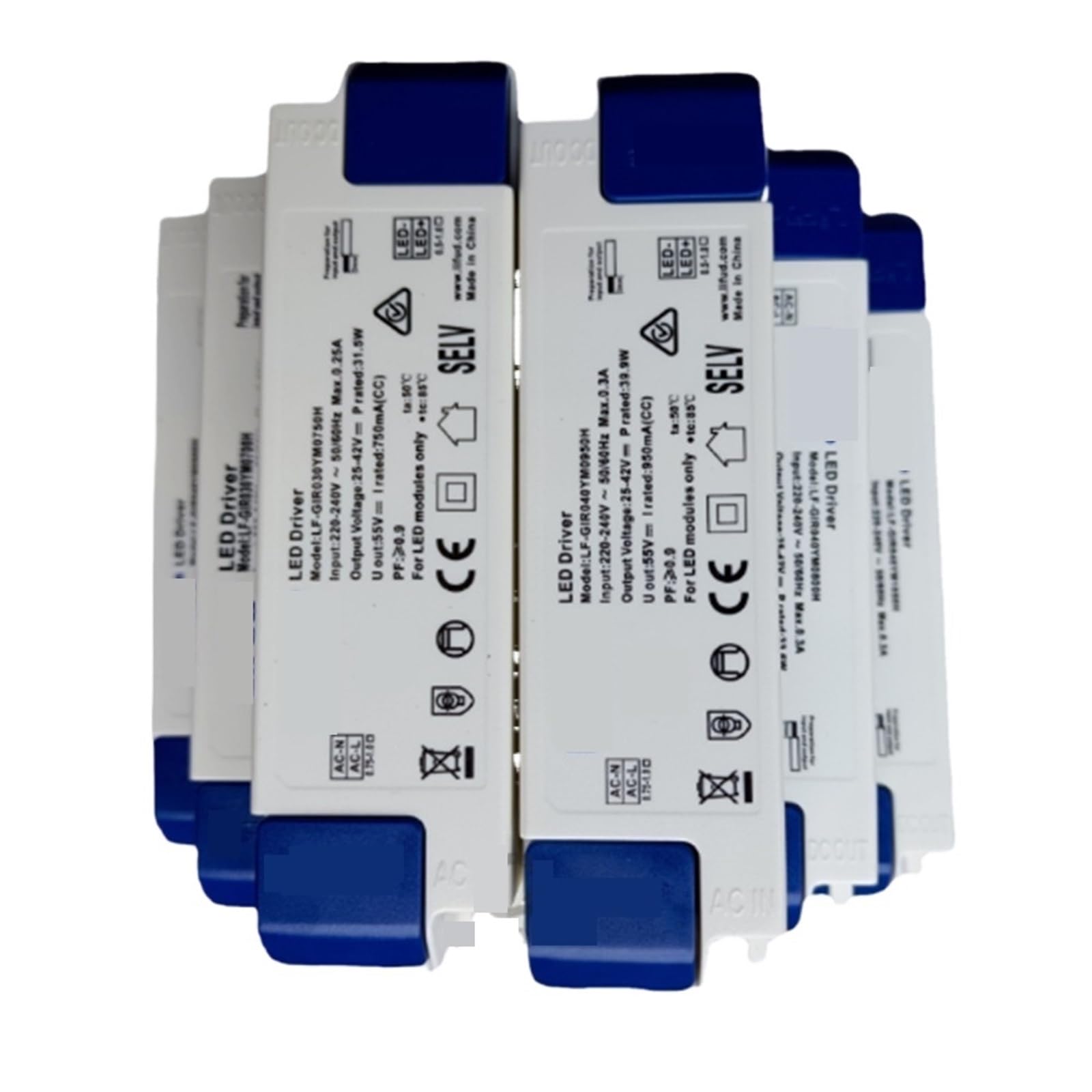 Transformateur LED LF-GIF040YS1000H 40-60W pour alimentation stable de dalles lumineuses