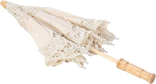 Miniatura 5 de Sombrilla de encaje floral vintage, tela de seda, sombrilla de encaje para fotografía, sombrilla de encaje hecha a mano con bordado de encaje para