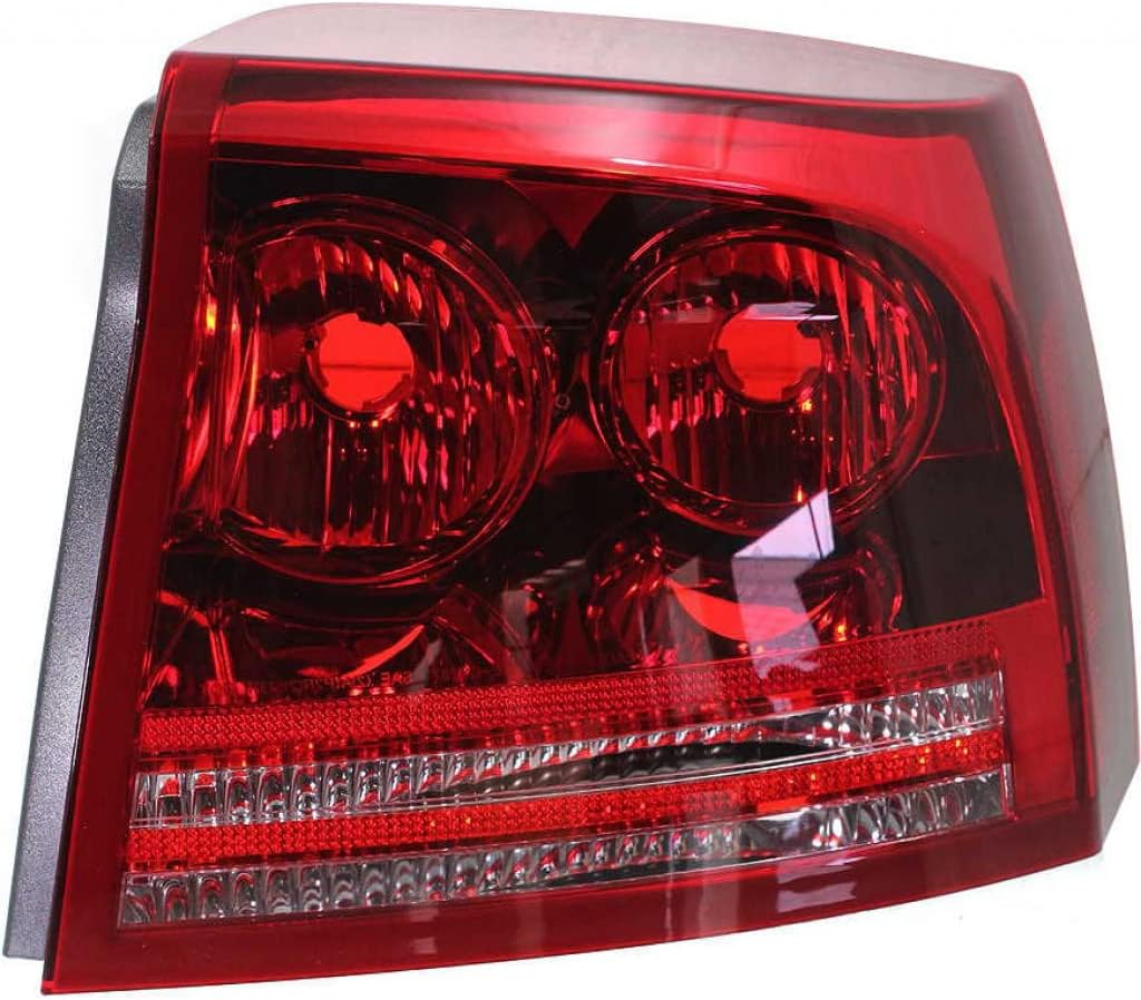 CarLights360 For Dodge Charger Tail Light Assembly 2006 2007 2008 Passenger Side CH2819105 | 5174406AA