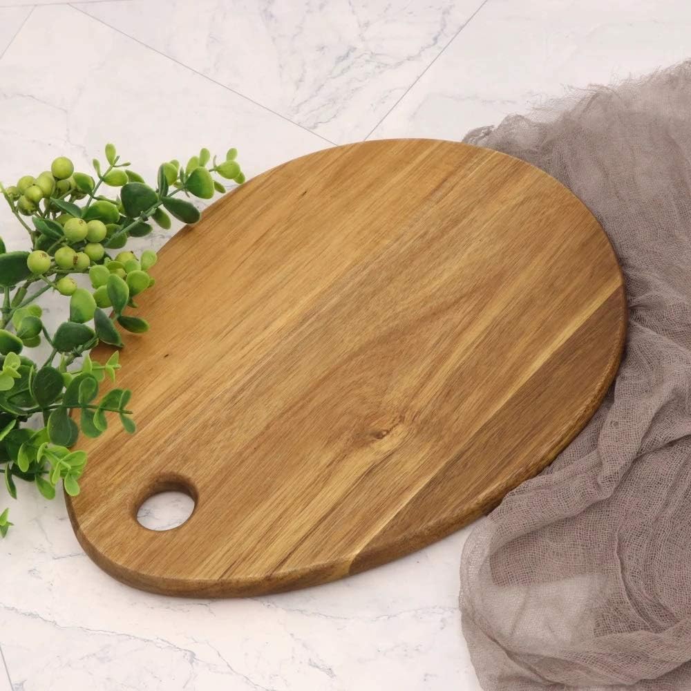 Choing Boardwood Cutting Board Hardwood Small for Kitchen Drop Sha Wooden Charcuterie Board Kitchen Tools