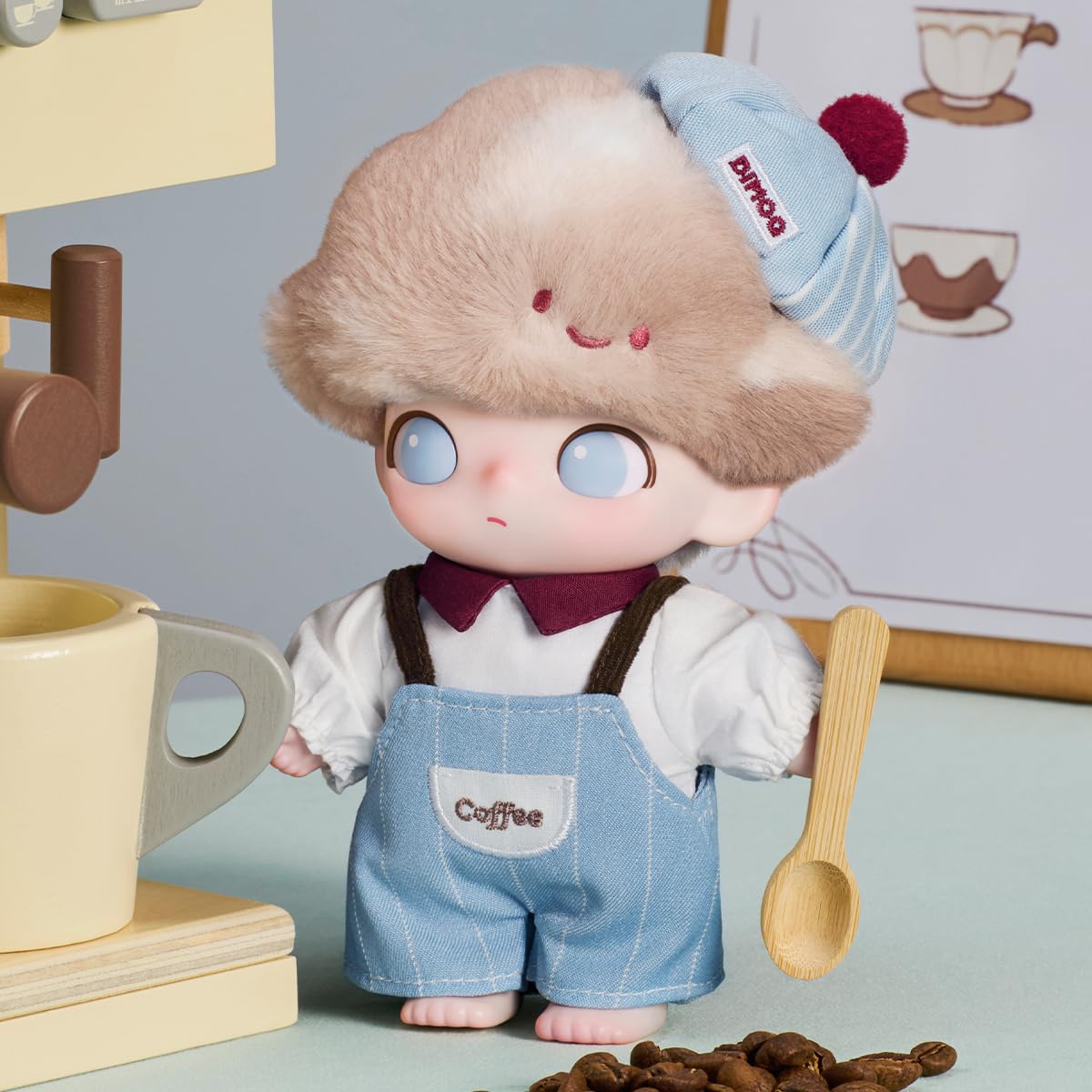 Amazon | POP MART DIMOO Crush on Coffee Series ぬいぐるみ