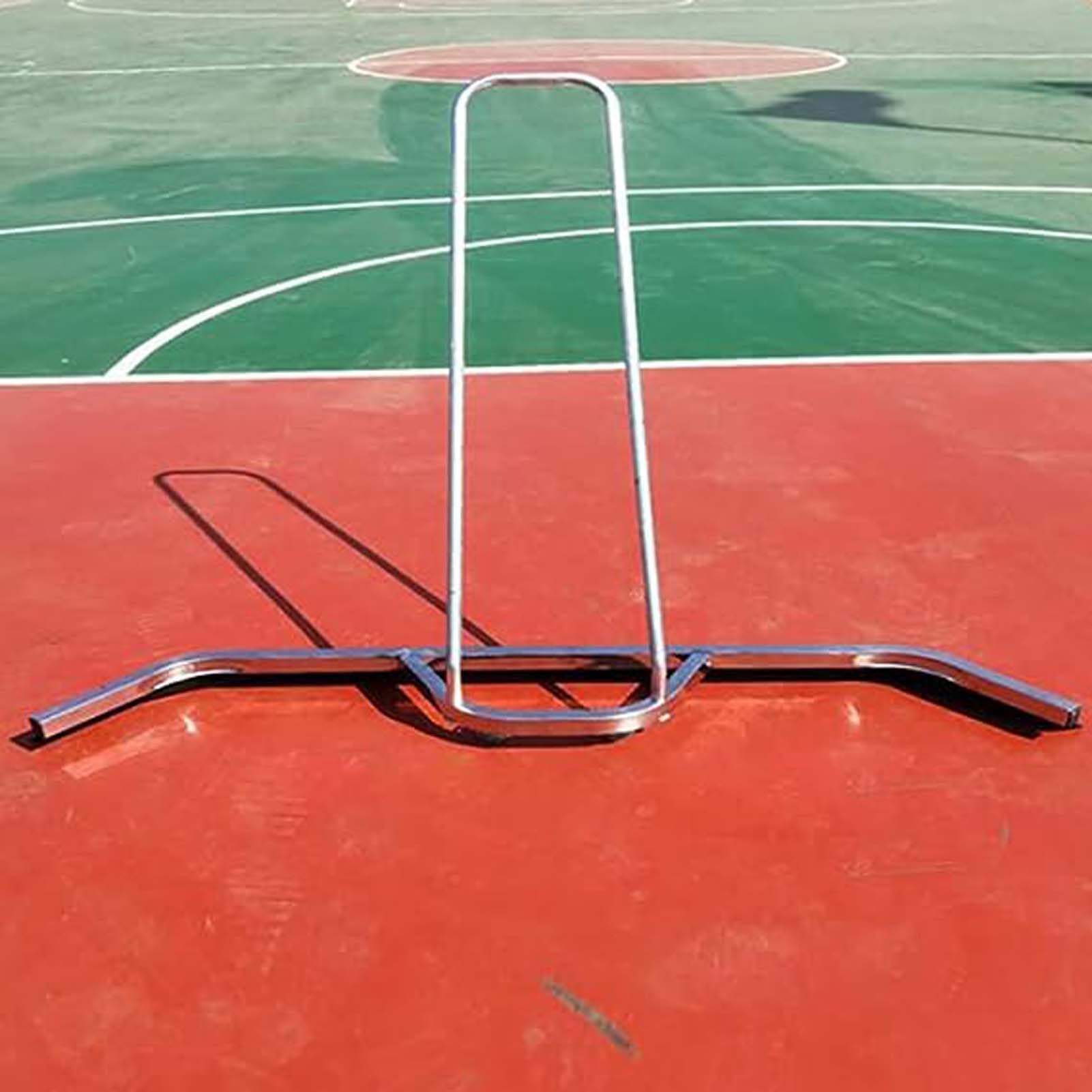 Escoba de goma resistente para cancha de tenis, empujador de agua de piso con tira de goma de repuesto y ruedas, escoba de rocío de acero inoxidable