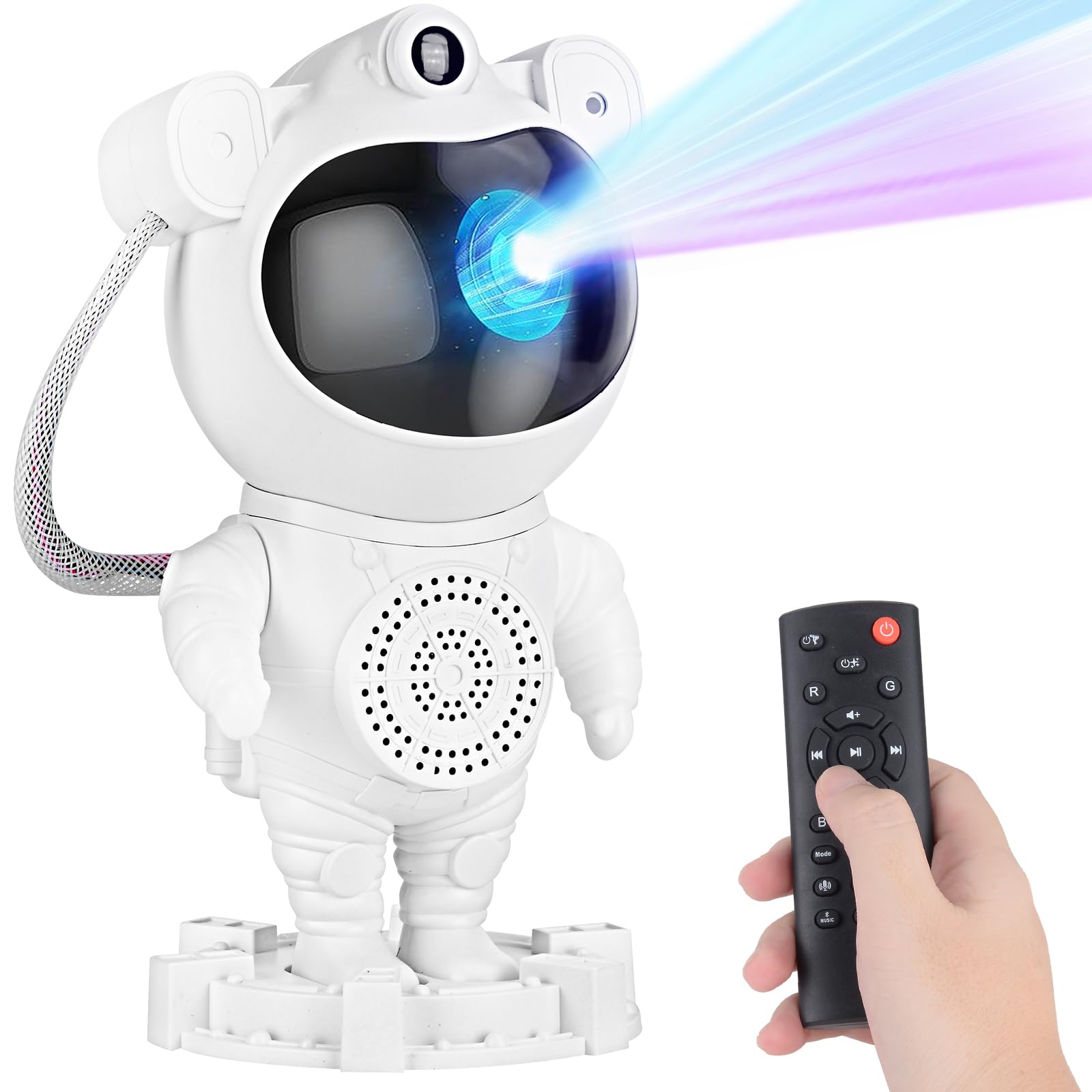 Star Projector Galaxy Night Light - Astronaut Space Projector, Starry Nebula Ceiling LED Lamp with Timer and Remote, Kids Room Decor Aesthetic, for Christmas & Birthdays