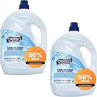 10 Litros Vinagre Castelo 6% Limpeza Geral Higienização de ALimentos