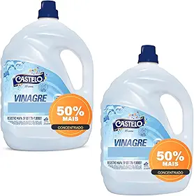10 Litros Vinagre Castelo 6% Limpeza Geral Higienização de ALimentos