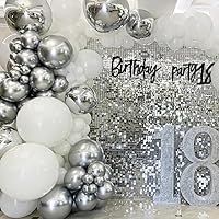 Sfondo Parete Luccicante Argento - 24 Pannelli, Per Matrimoni, Compleanni, Fest - Foto 13