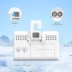 Thermomètre de réfrigérateur numérique, AMIR Thermomètre congélateur amélioré, LCD Affichage & Dos magnétique pour réfrigérateur, 2 Pack Thermomètre réfrigérateur pour la maison, cuisine