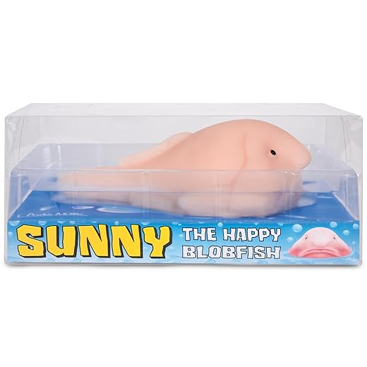Accoutrements Sunny The Blobfish - Novelty Toy- Squishy Toy