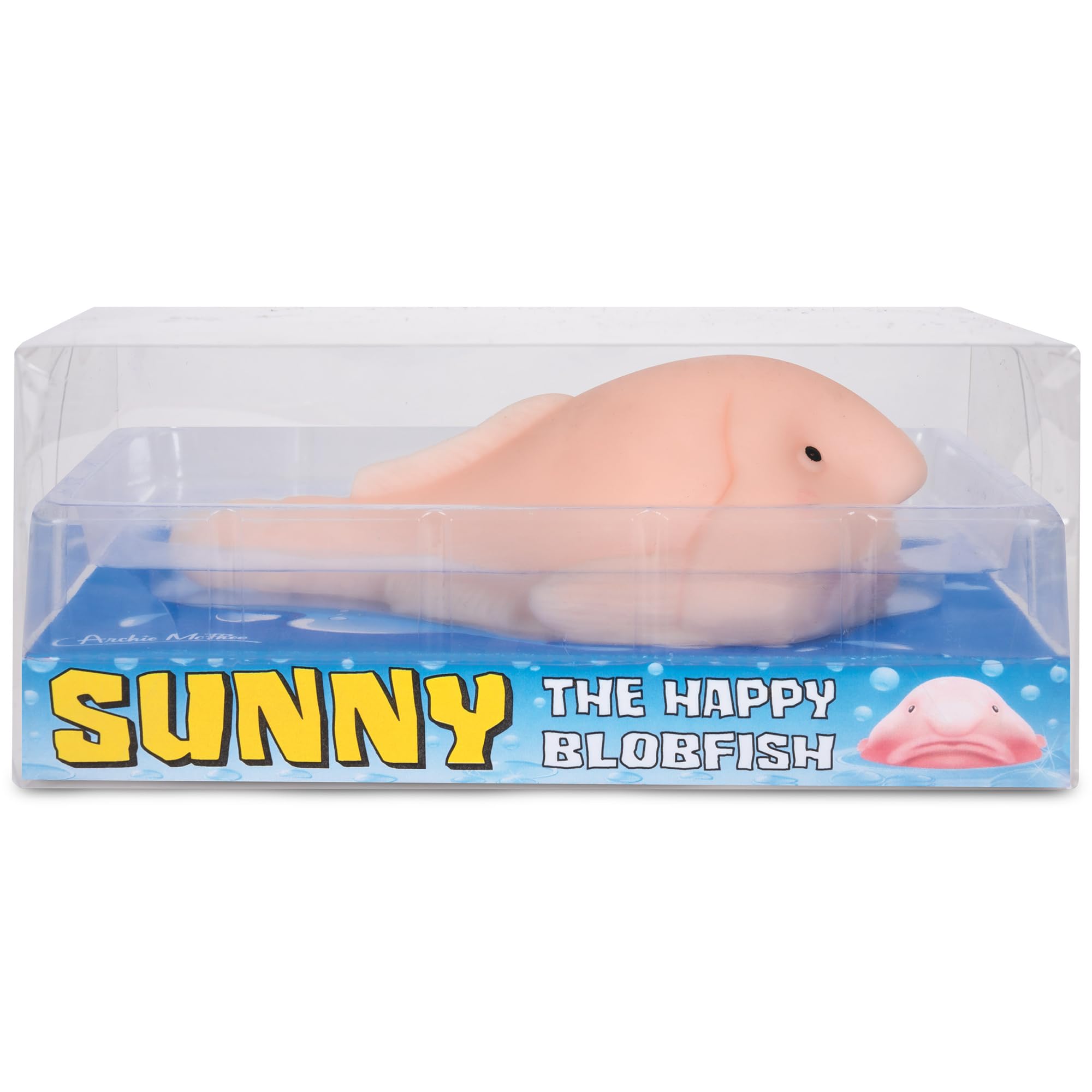 Accoutrements Sunny The Blobfish - Novelty Toy- Squishy Toy