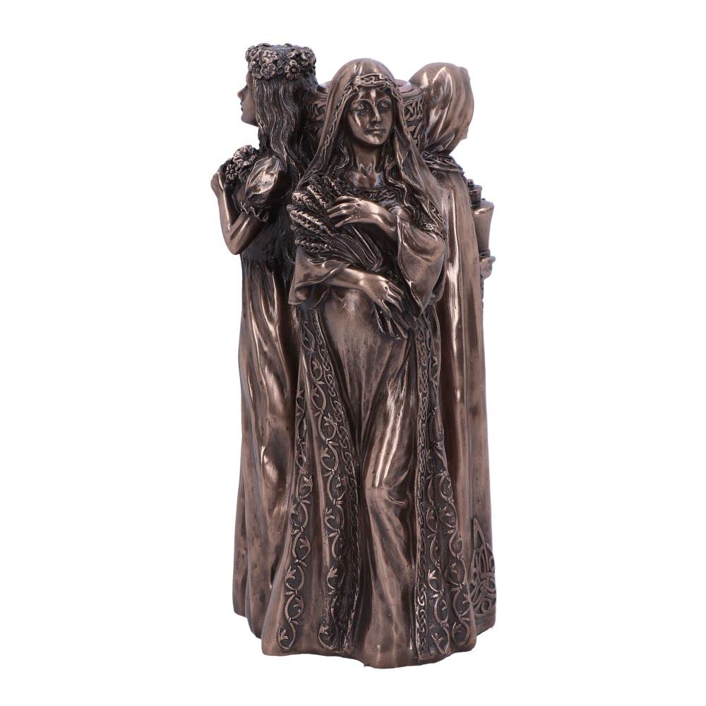 Maiden Mother Crone Triple Goddess Candle Holder Figurine