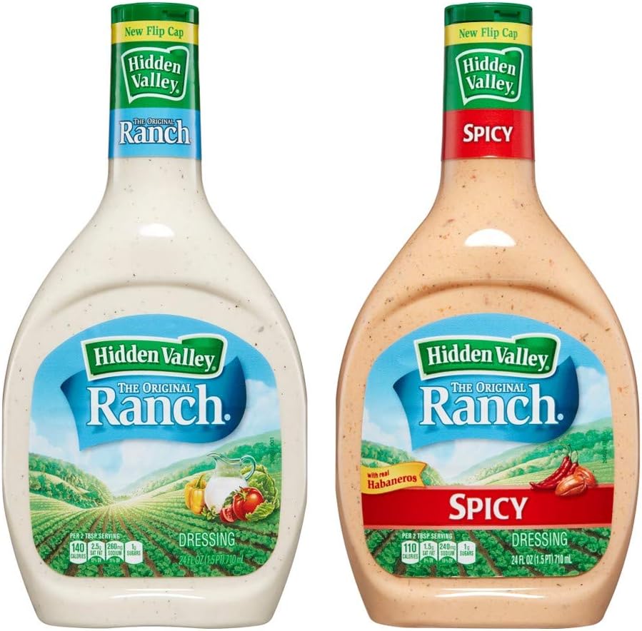 Amazon.co.jp Hidden Valley Ranch Salad Dressing & Topping, Gluten Free