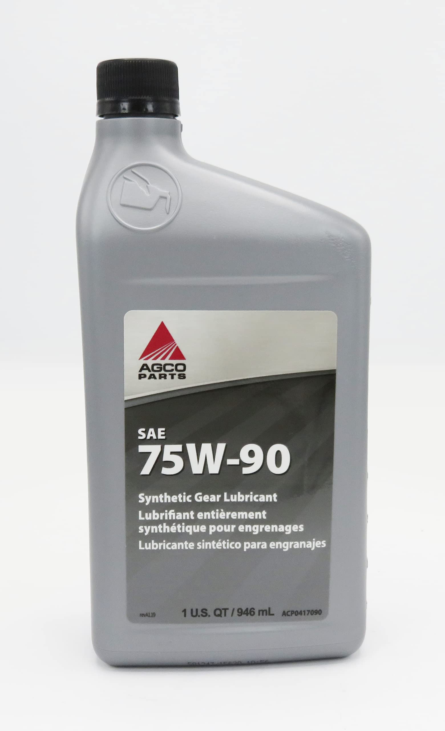 ACP0417090 Agco Full Synthetic Gear Lubricant Oil SAE 75W-90 API GL-5 1 Quart