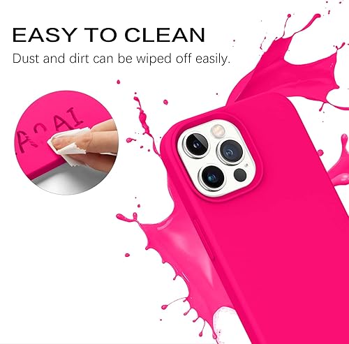 Miniatura 3 de GaoBao Funda para iPhone 13 Pro Max, funda de silicona suave de goma, forro de microfibra, parte trasera dura, a prueba de golpes, funda protectora