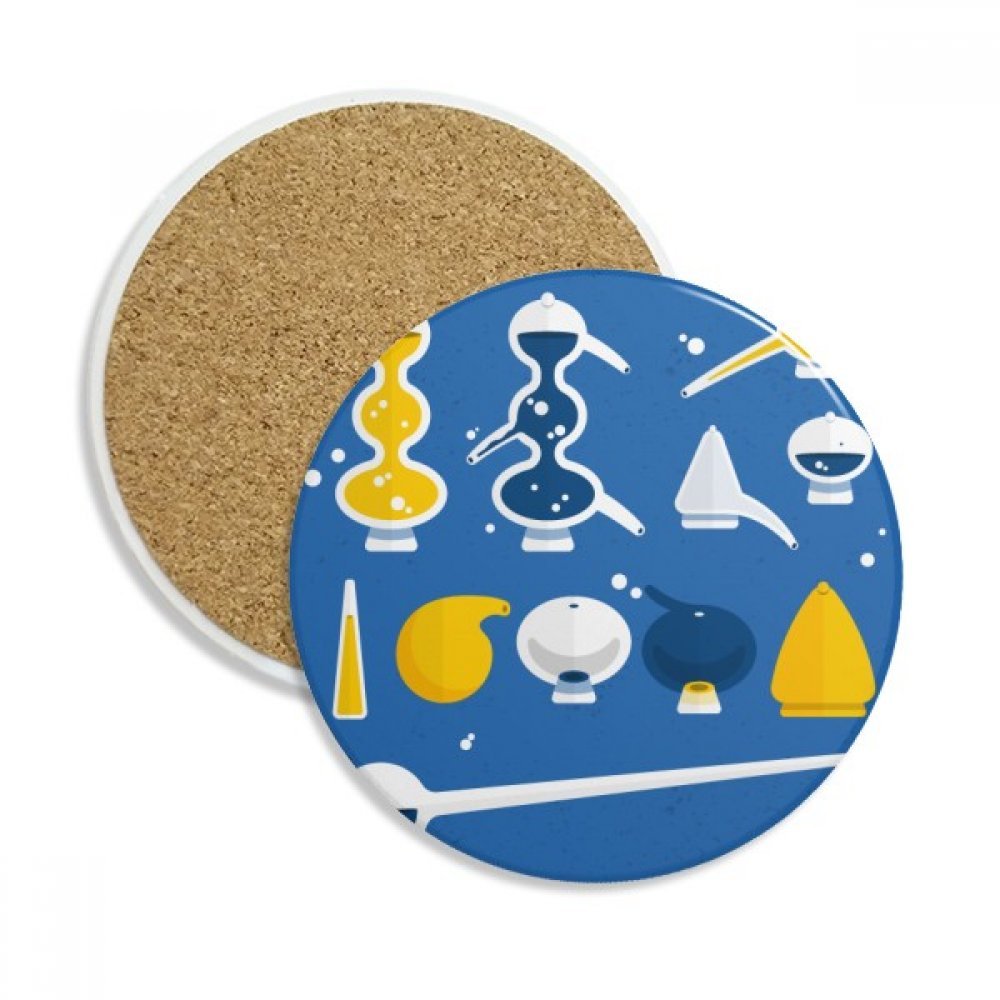 Dropper caoutchouc chimie coaster céramique pour verre