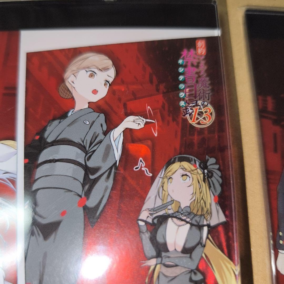 3点 創約 とある魔術の禁書目録 13 有償特典 アクリルパネル 創約 とある魔術の禁書目録 13 有償特典 アクリルパネル 2点 創