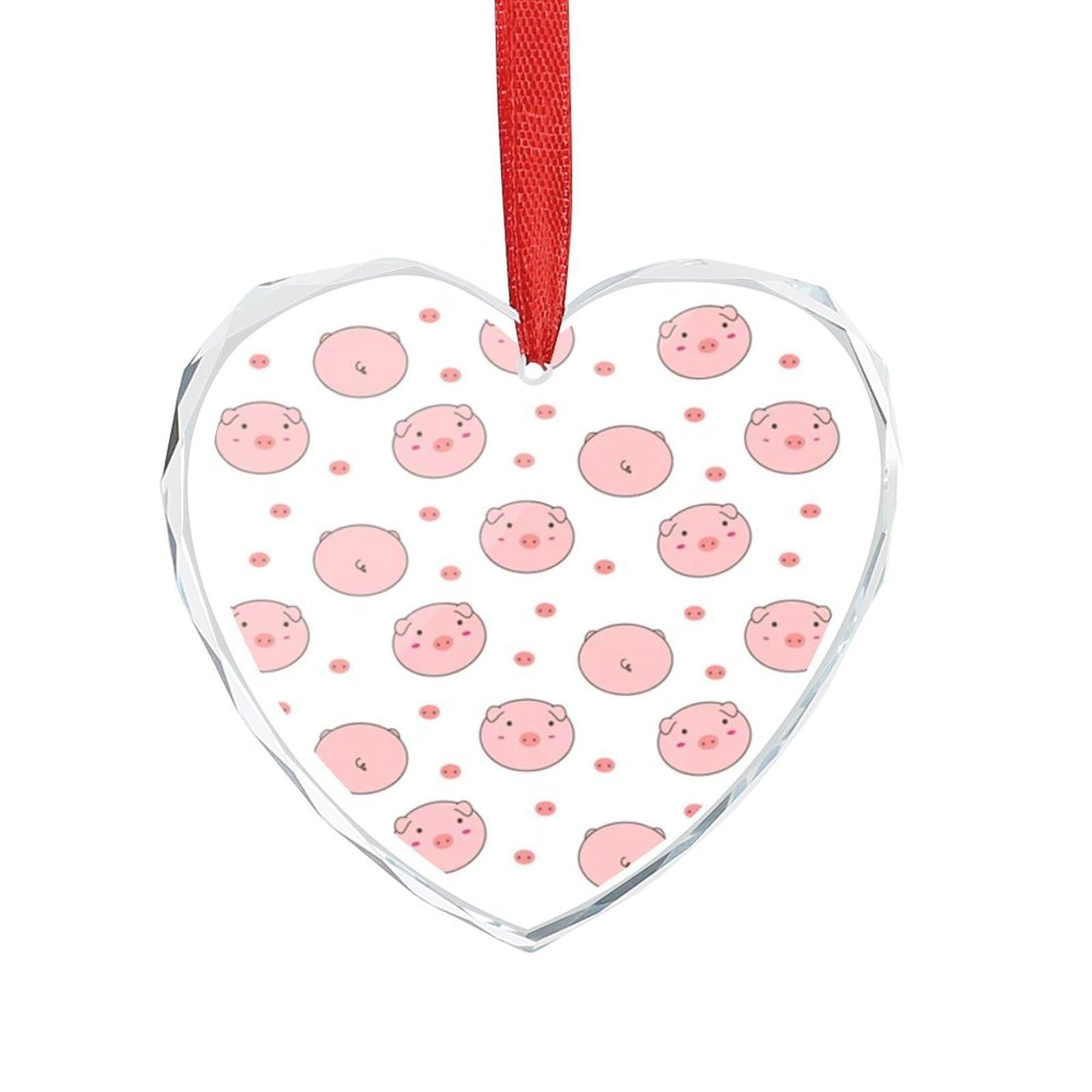Wsoihfec Style Smiling Engagement Gifts For Couples, Glass Ornaments Just Married Bridal Shower Decor, Heart Keepsake Decor For Bride & Groom