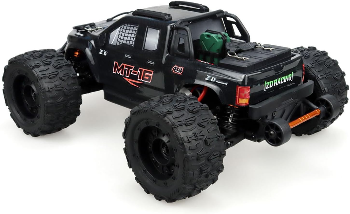 TOUCAN RC HOBBY 1/16 80KM/H Racing Radio Controlled Monster Truck MT-16 High Speed 4 * 4 RC Off Road Car RTR Wheelie Bar Metal CVD Chassis for Ages 14+