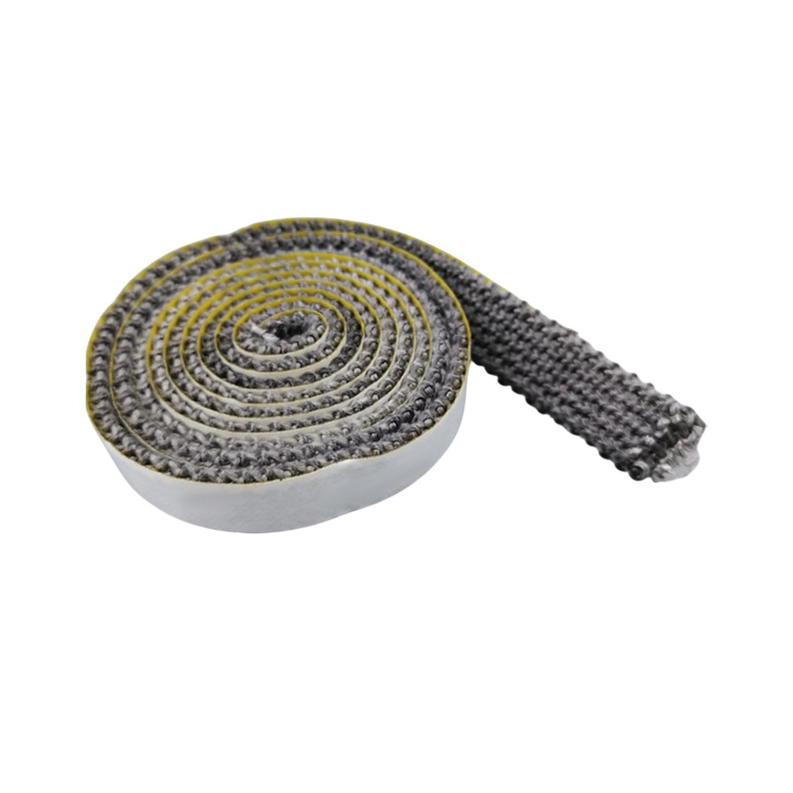 TWISAXC Reliable Flat Gasket Rope Sticky Fiberglass Seal for Optimal Efficiency and Long Service Life Fireplace Tape Seal Doors