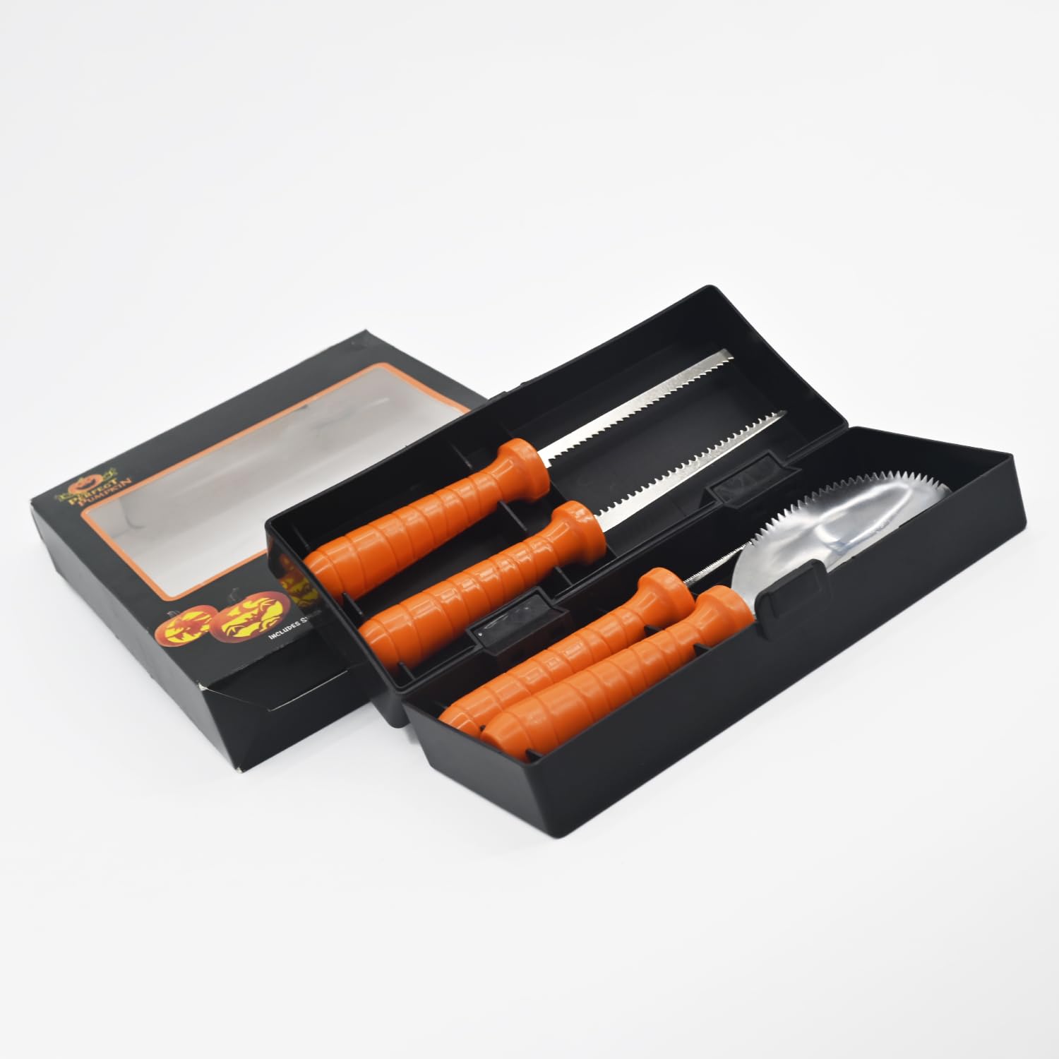 Amazon.com: Seasons Deluxe Pumpkin Carving Kit, Stainless Steel