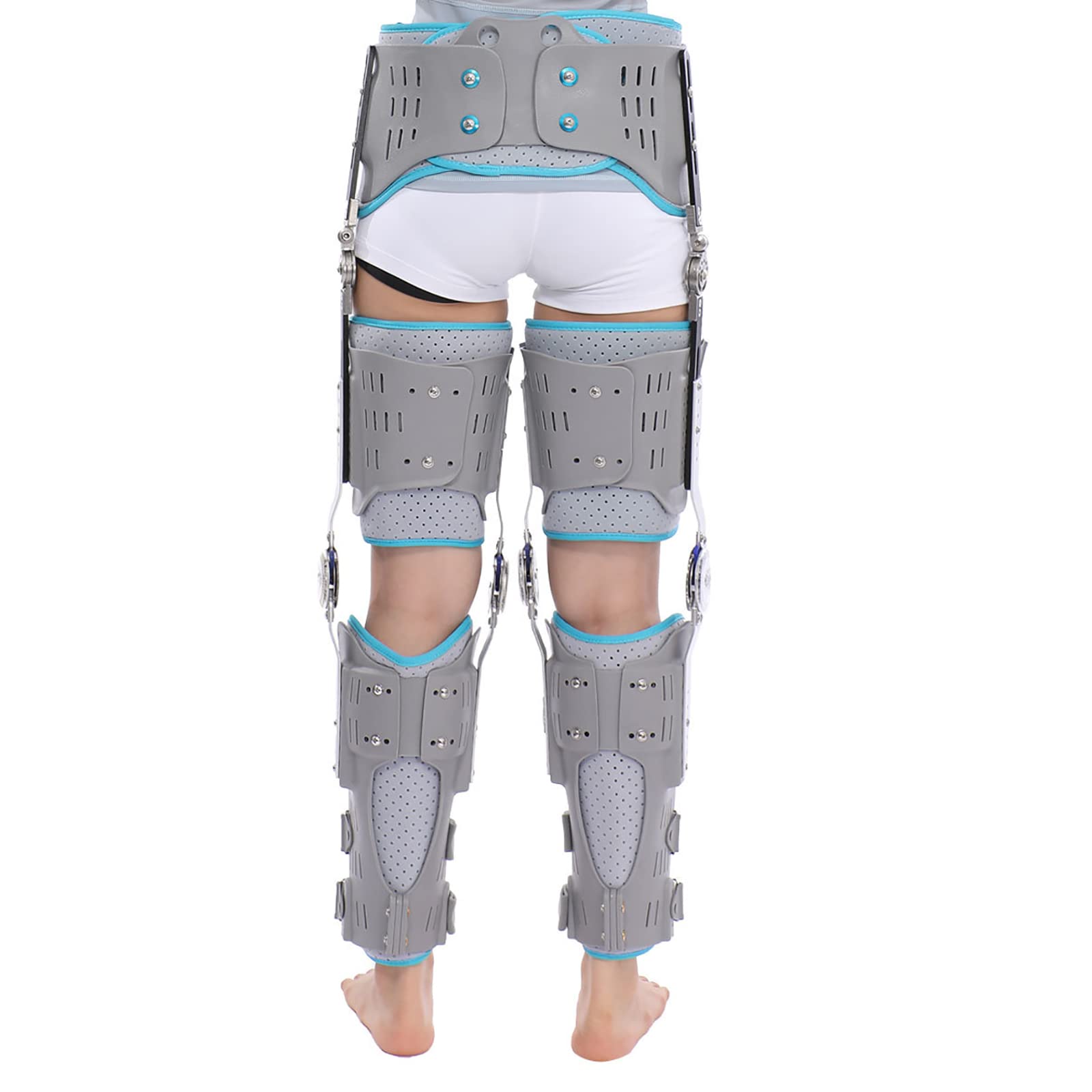 Hüft-Knie-Knöchel-Fuß-Orthese, klappbare Knie-Fuß-Stützorthese, Taille/Knie-Knöchel-Fußgelenk-Fixierungsorthese, Beine können gebogen Werden, für Hüftfraktur, Ischiasnerv-Schmerzlinderung