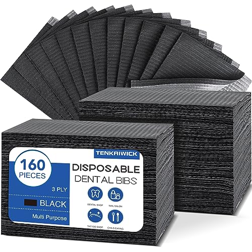 160 Pack Disposable Dental Bibs 13