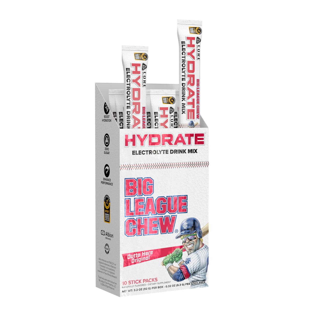 Core Nutritionals, Hydrate x Big League Chew, Outta Here Original