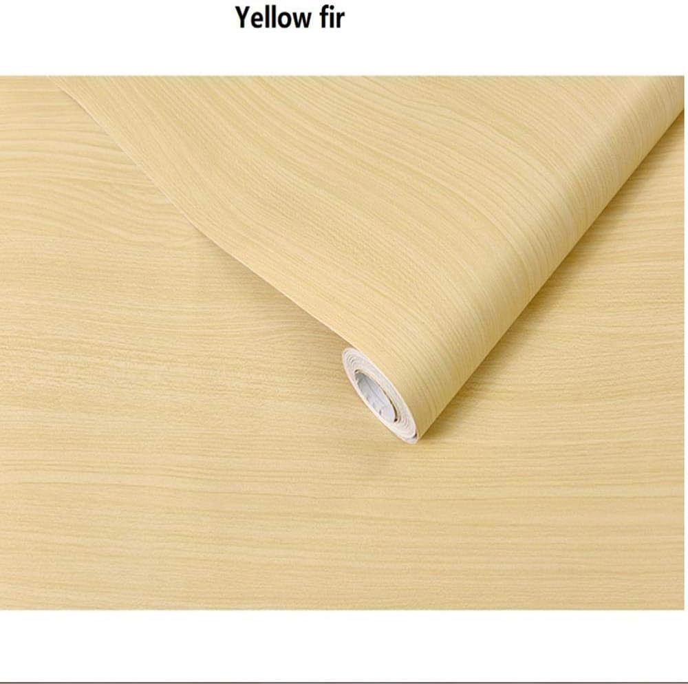 Wood Grain Home Decor Furniture Vinyl Wrap Waterproof Wall Sticker Self Adhesive PVC Wallpaper Kitchen Desk Door Decorative Film 60cm * 3m