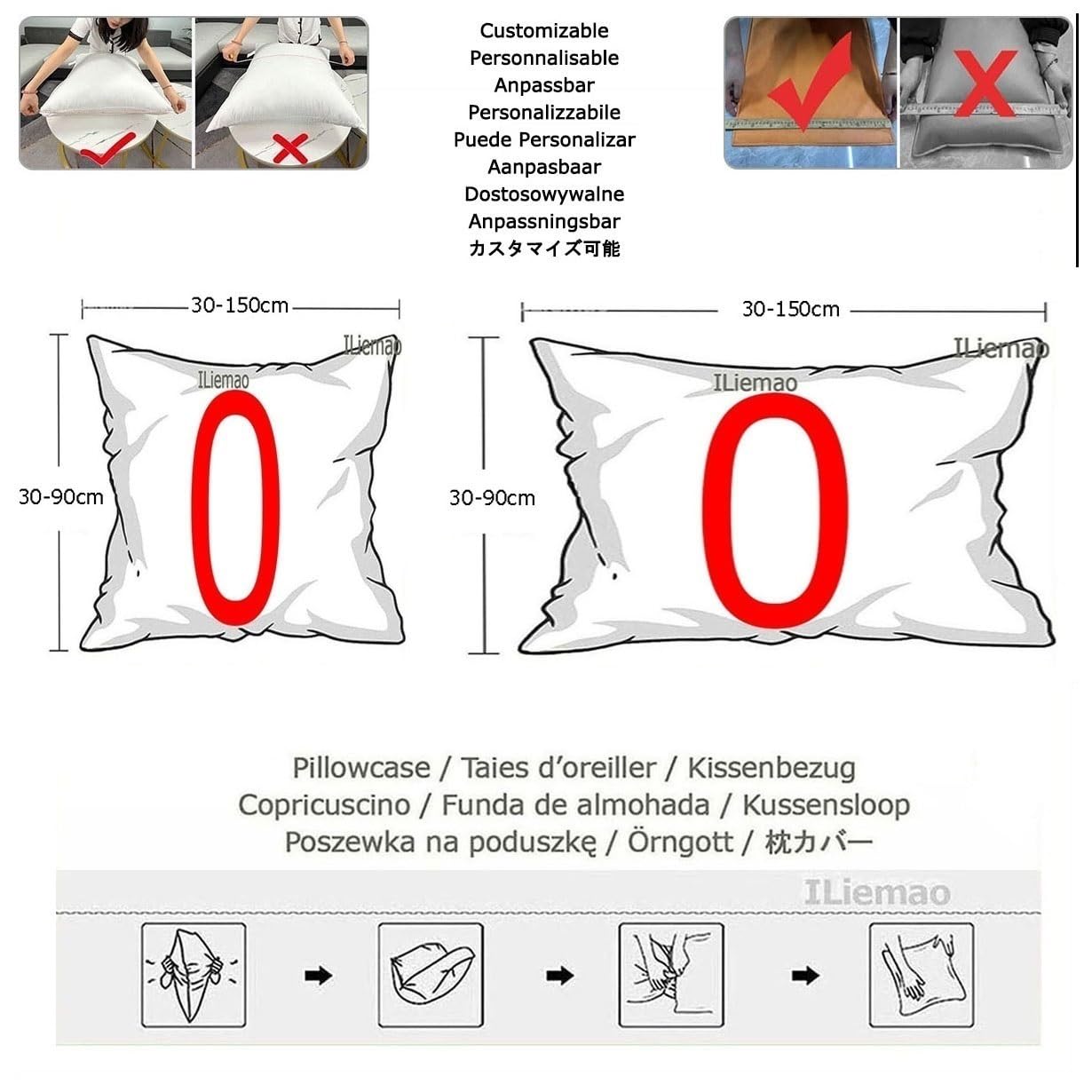 Copricuscini Divano 45x45 Natale 60x60 50x50 Velluto 40x40 Copricuscini Letto 40x70 Matrimoniale con Cerniera Set 2 Federe Cuscini Divano 40x60 Federe per Cuscino 50x80 per Divano(1270,70x100 cm 28x39