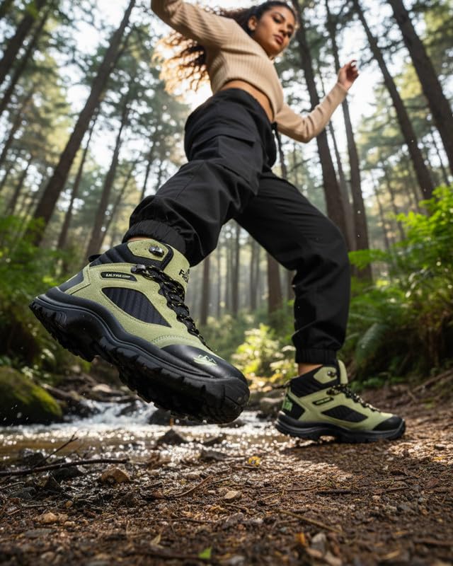 Image of Bacca Bucci Frontier Women's Hiking & Trekking Boots | Lightweight Textile Upper | High Grip Outdoor Trail Shoes for Women