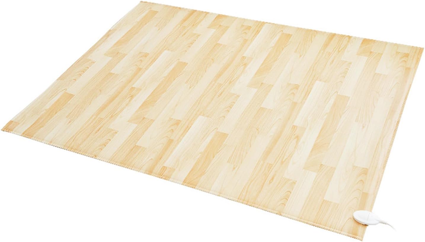 Portable Heated Floor Mats, Timer Adjustable Temperature, Fast Heating Electric Heated Carpet Area Rugs Heater, Foot Warmer Under Desk for Office Home(200x300cm)