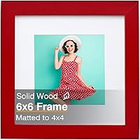 Vista 138 de KINLINK Marco de Fotos 11x14 Natural, Marco de Madera Maciza 11x14 con Plexiglás Acrílico para Fotos 5x7/8x10 Con Paspartú, Exhibición de Mesa