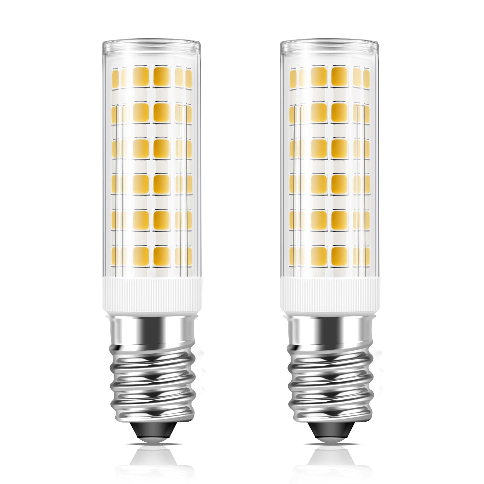 Morotty E14 LED Warmweiss Dunstabzugshaubenlampe, Ersetzt 40W Glühbirne,Led Kühlschranklampe 5W 550LM 3000K, Nicht Dimmbar für Dunstabzugshauben, Kühlschränke, Wandleuchten,2er Pack