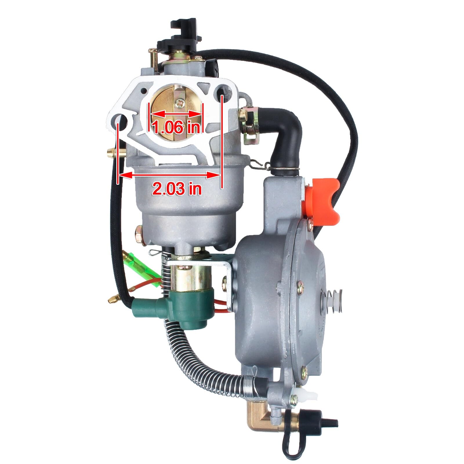 Piezas de jardín Carburador de generador eléctrico GX390 LPG NG 188F 5KW Piezas de jardín