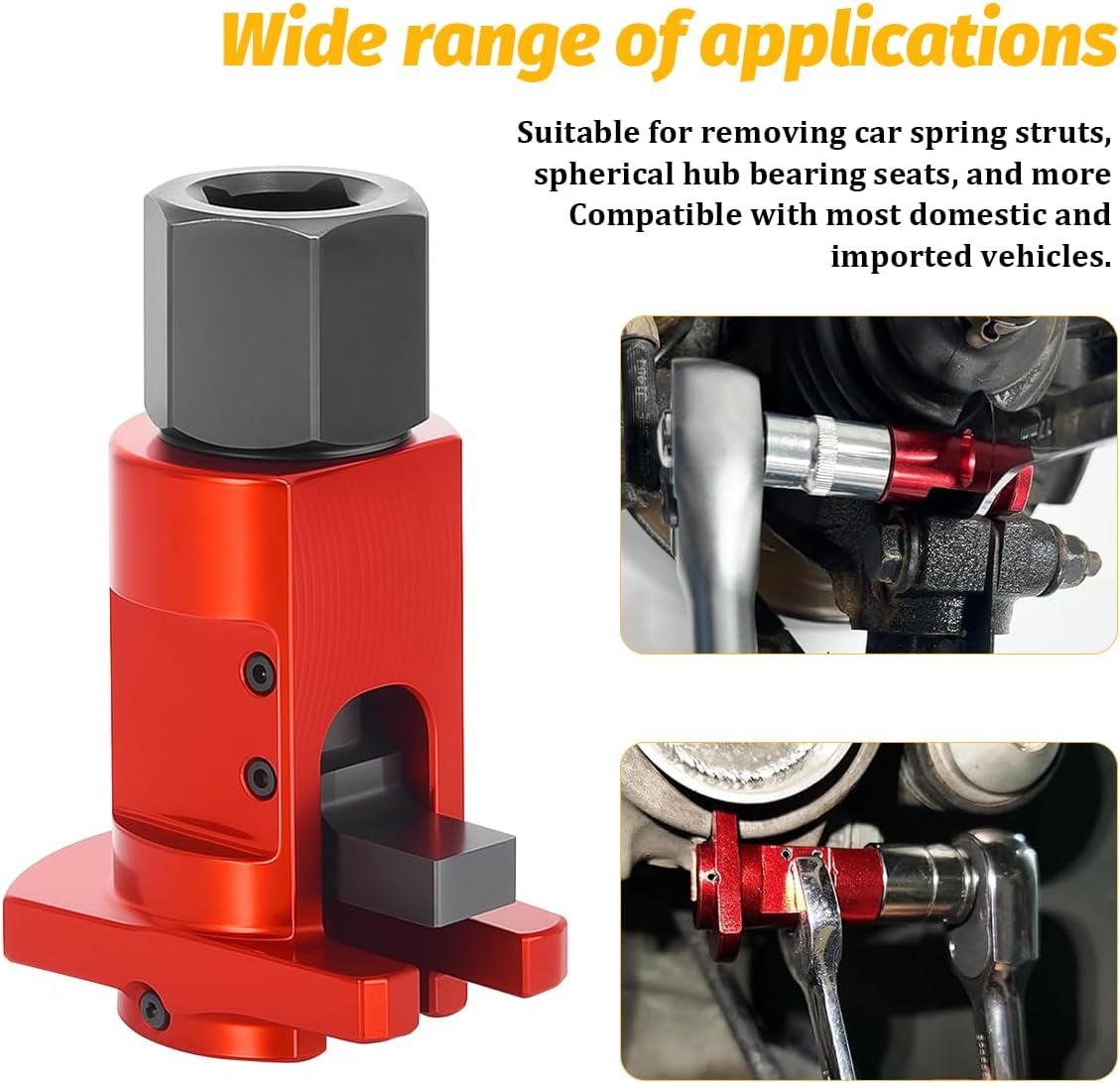 Car Strut Spreader Tool, 5mm-11.5mm Heavy Duty Vehicle Steering Suspension Knuckle Seperator, Automotive Suspension Strut Spreader Socket Tool, Suitable for Most Vehicles