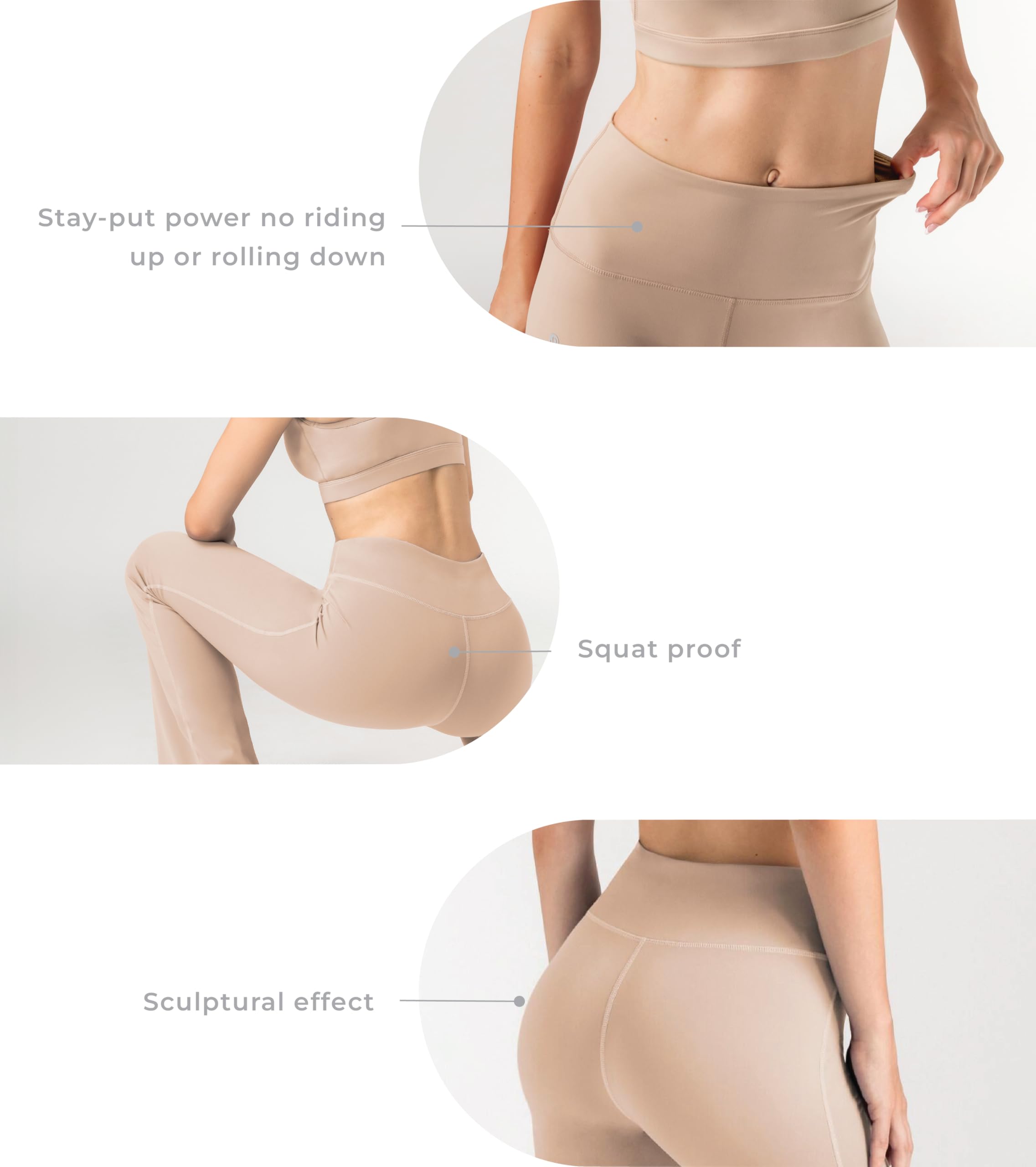 Flared Leggings - Leggings Mujer