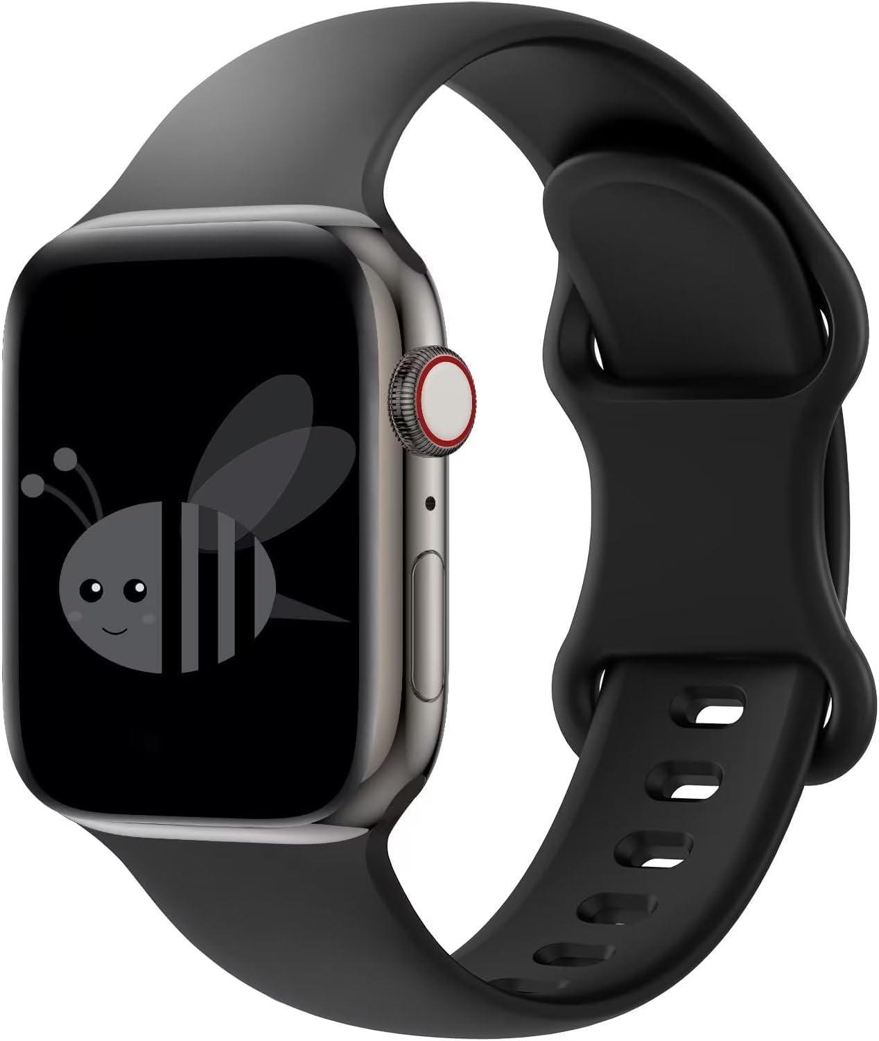 Mosmoc Compatible with Apple Watch Straps 45mm 44mm 42mm 49mm or 41mm 40mm 38mm, Soft Silicone Sport Replacement Band for iWatch Series 9 8 7 6 5 SE2/SE Ultra 2 Ultra 4 3 2 1 (Not Include Watch)