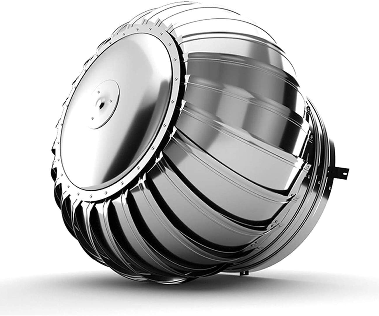 YFBCMXSKG Chimney Cap Rotating Chimney Cowl Cap, Chimney Spinner Cowl, Stainless Steel Rotating Chimney Cowl Cap (250mm)
