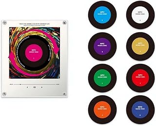 Acryl NFC Musik-Player mit LED-Licht, intelligenter NFC Musik-Player-Rahmen für