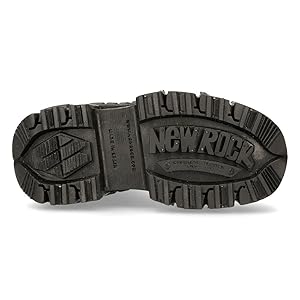 Amazon.com | New Rock BOOTS TANKMILI083C-V2 VEGAN Leather