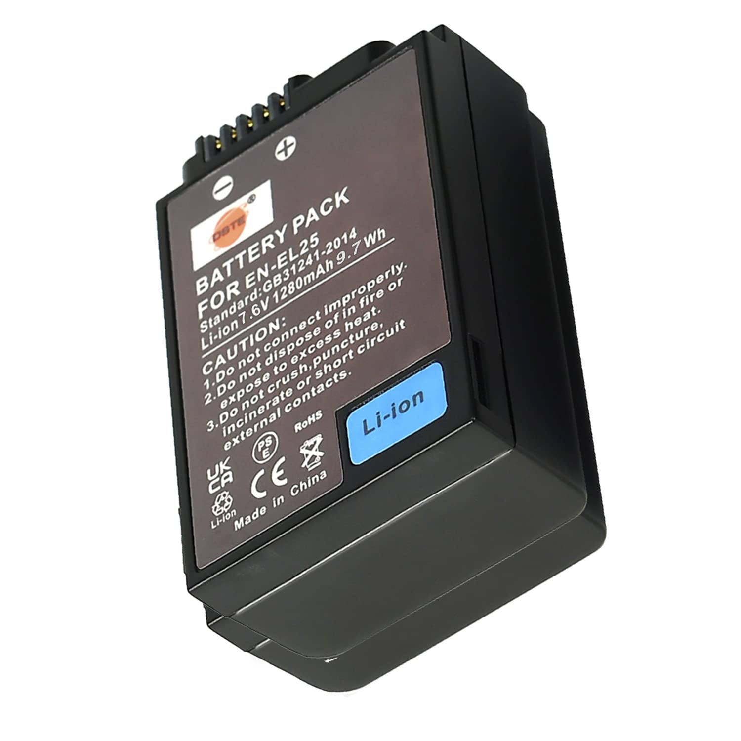 Batteria EN-EL25 DSTE Per Nikon Z50 E Z Series – 1280mAh, 7.2V - 3