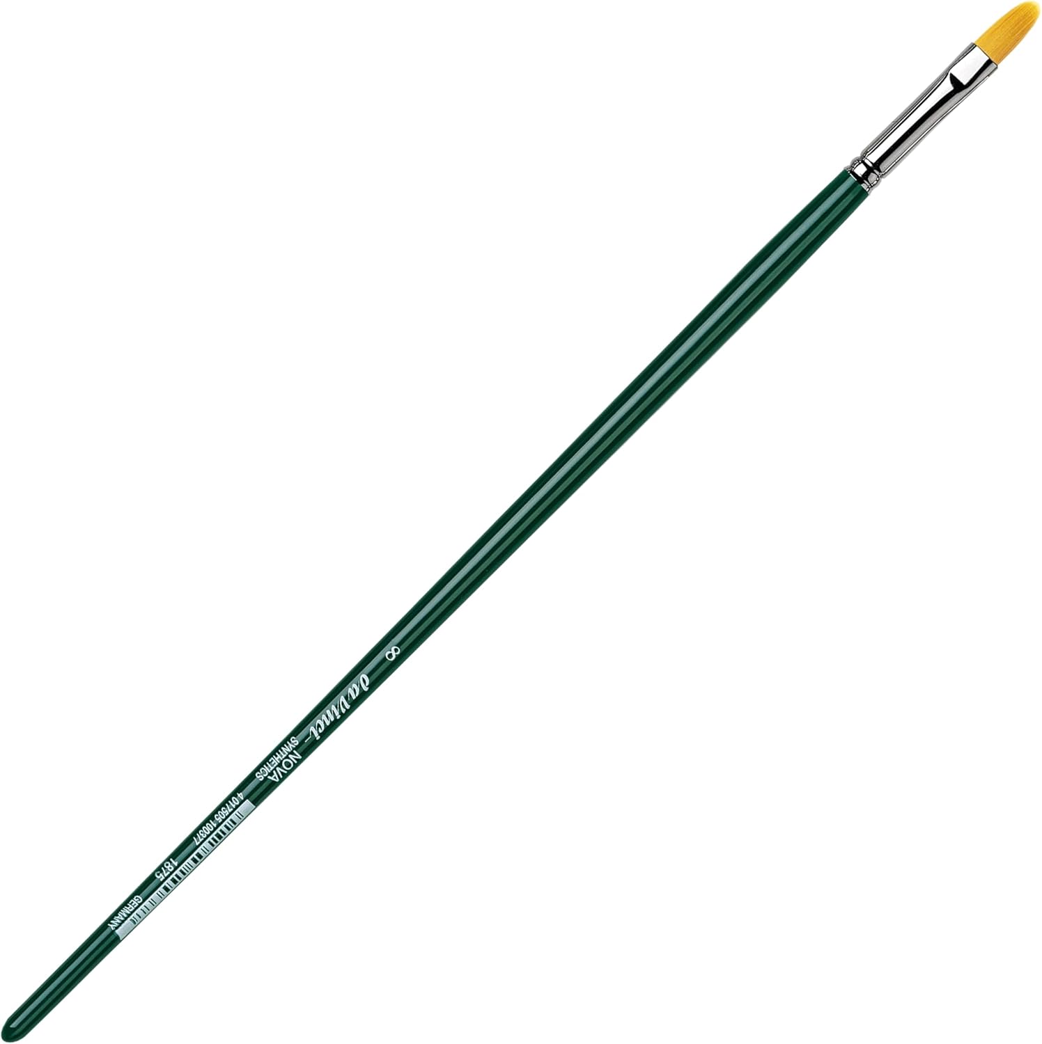 da Vinci Nova Series 1875 Oil Painting Brush, Filbert Synthetic, Size 8