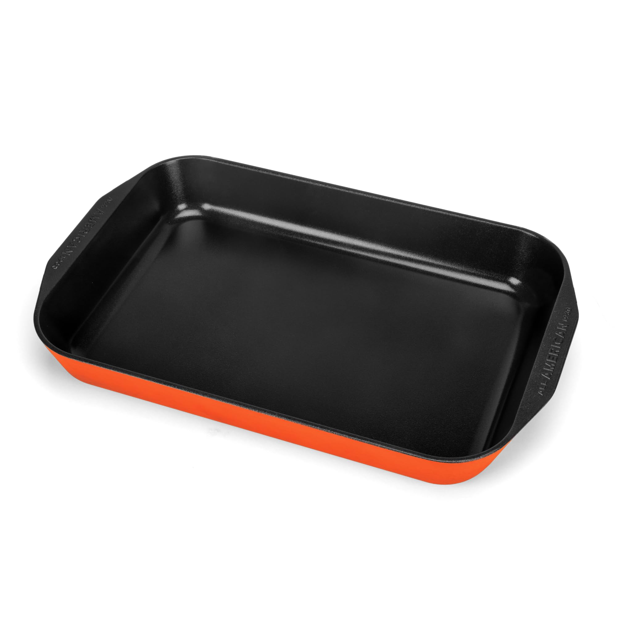 All American 1930 - XL Roast Pan with Ceramic Non-Stick Coating - Saffron - Durable &amp; PFAS Free - Designed to Transition from Stovetop to Oven - Made in the USA